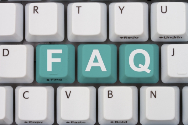 FAQ on keyboard keys depicting insulation contractors common questions