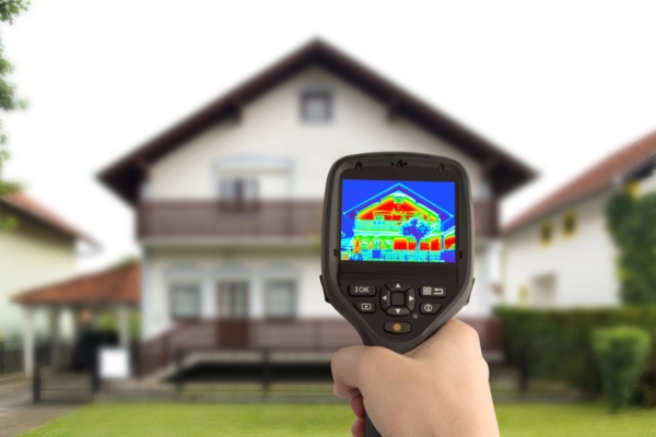 Thermal Image of the House using an infrared gun