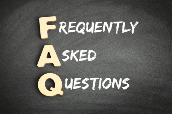 Frequently Asked Questions on Chalkboard depicting insulation FAQs